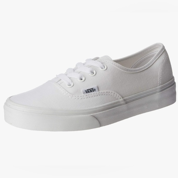 Vans Other - Vans kids Authentic Skate Shoes (True White) size 13